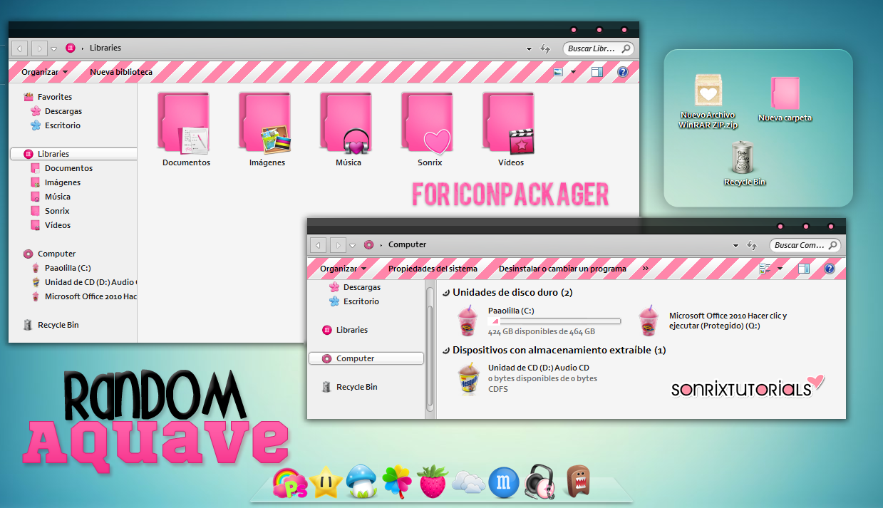 Random'Aquave ~ Iconpackager