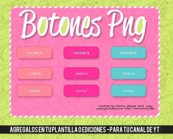 Botones para tu canal