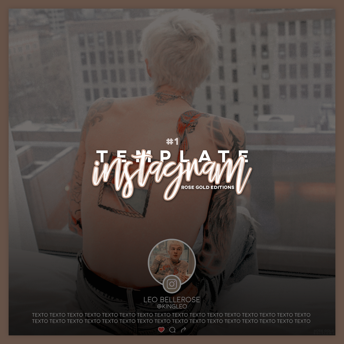 INSTAGRAM TEMPLATE 1 by rosegoldeditions on DeviantArt