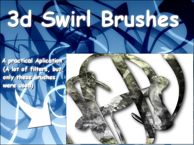 3d swirl brush pack