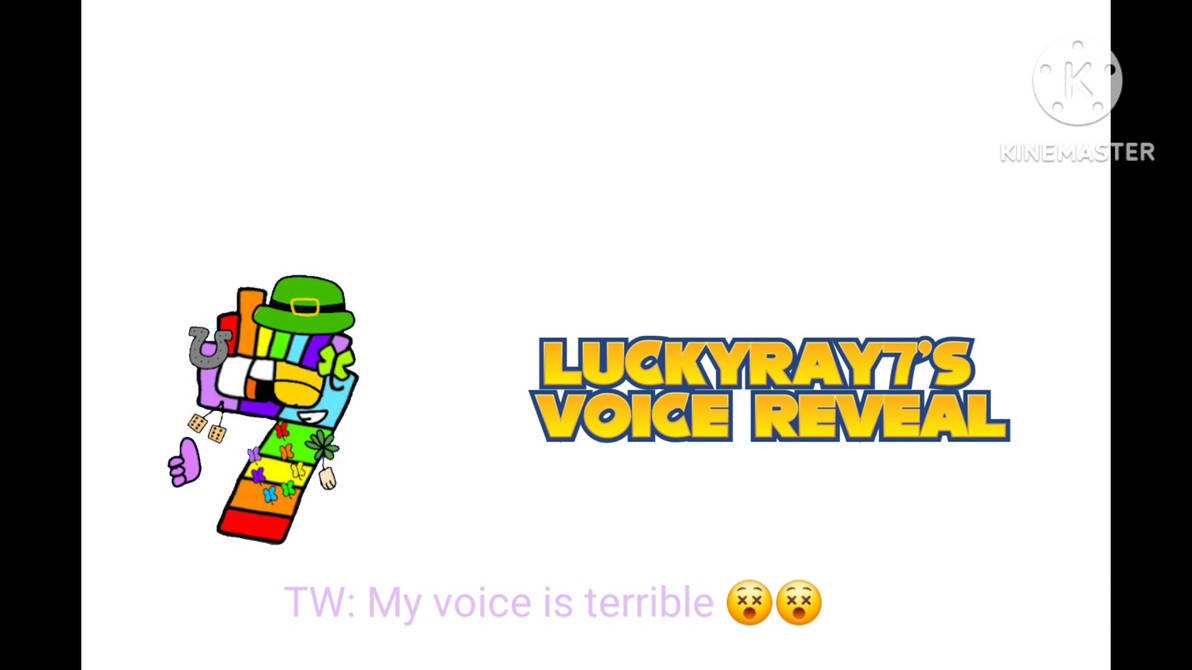 My voice reveal by LuckyRay7 on DeviantArt