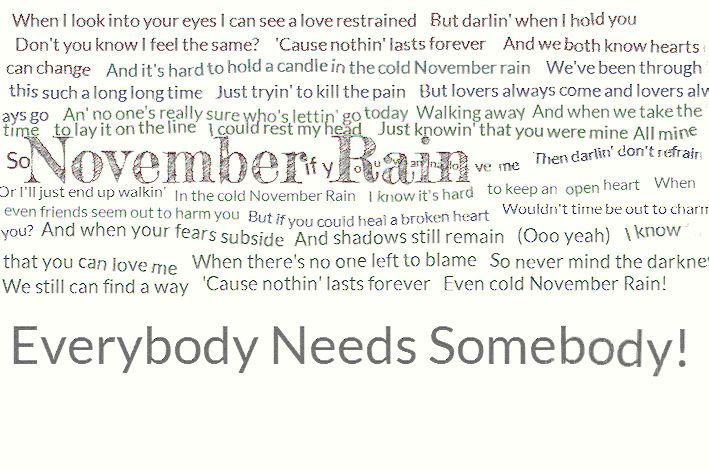 November Rain Lyrics by MKMoon-Mew-GNRFan on DeviantArt