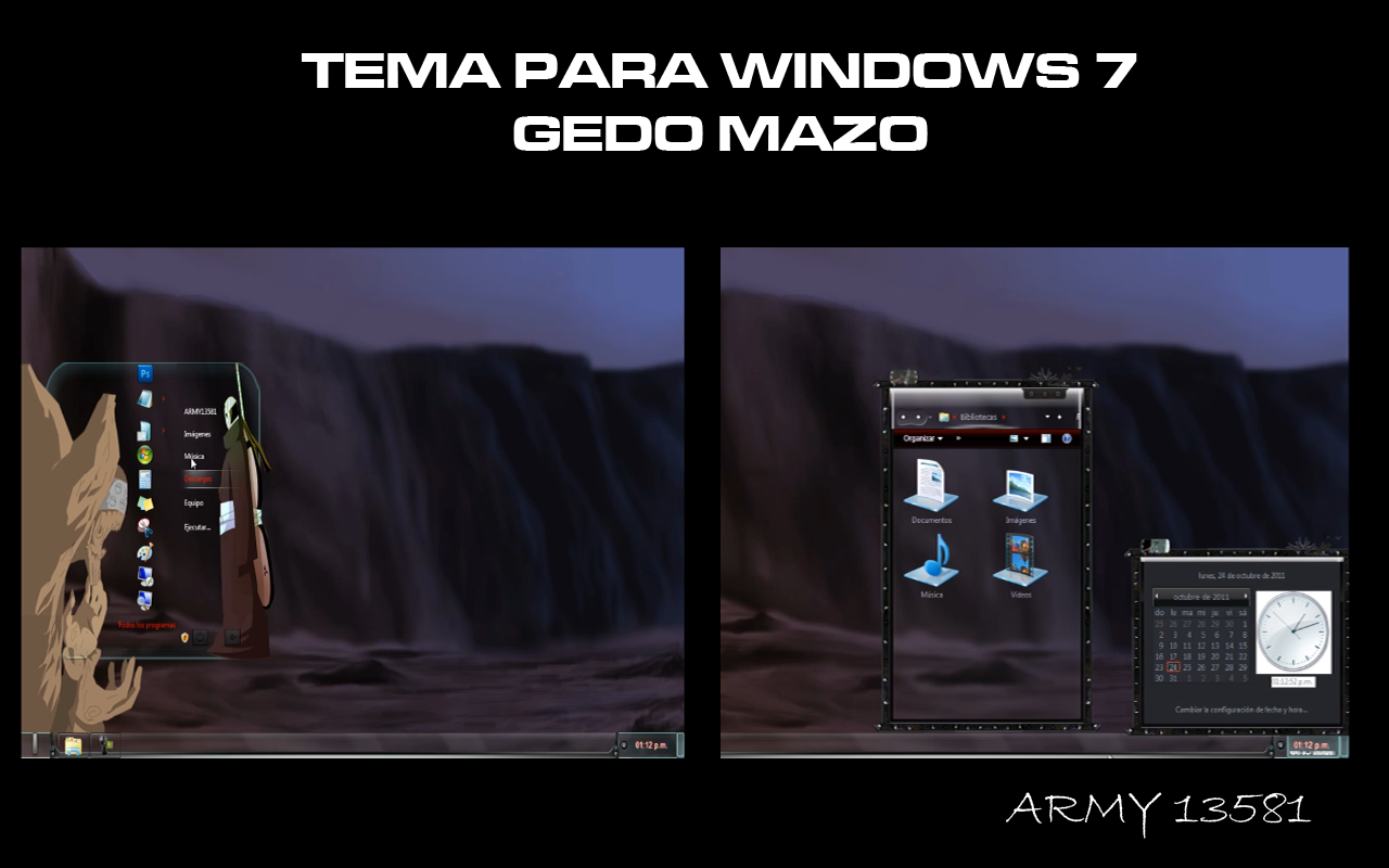 TEMA PARA WIN7 GEDO MAZO