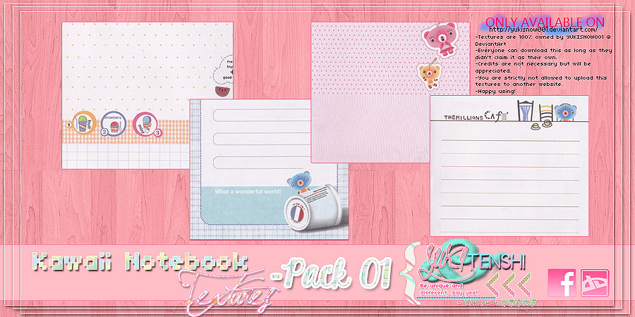 Kawaii Notebook Textures Pack 01 By Yukisnow001 On Deviantart Download the kawaii world texture pack for minecraft from the download section below. kawaii notebook textures pack 01 by