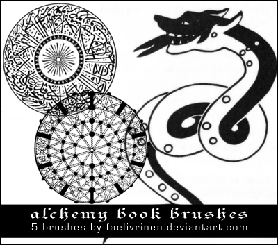 ALCHEMY BOOK stamps