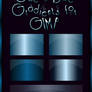 5 OceanBlue Gradients for GIMP