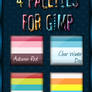 GIMP Palettes no.01-04