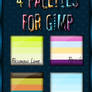 GIMP Palettes no.25-28