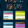 GIMP Palettes no.33-36