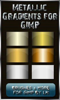 6 Metallic Gradients for GIMP