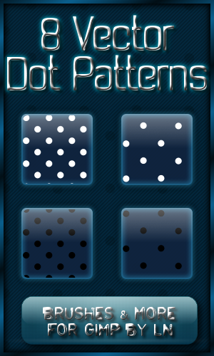 8 GIMP Vector Dot Patterns XL by el-L-eN
