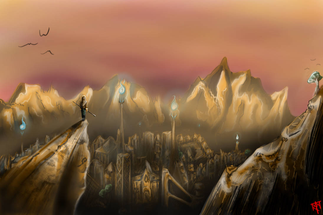 Desert scene by RyanMaddox on DeviantArt