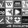 Android Icons | JB Chiclets Black and White