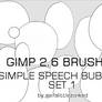 speech bubbles GIMP brushes 3