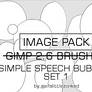 speech bubbles 3 image pack