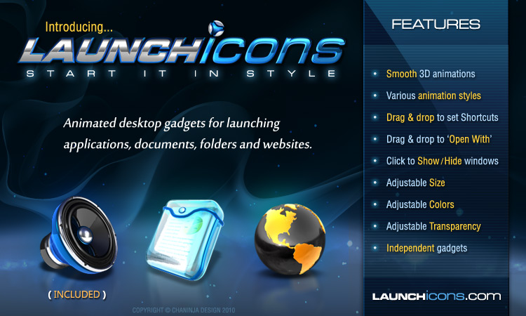 LAUNCHicons