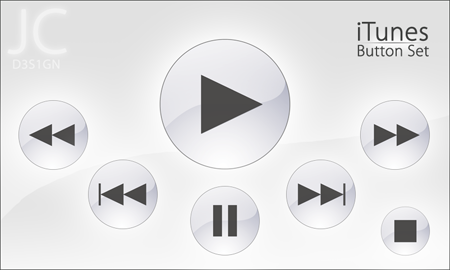 iTunes Button Set