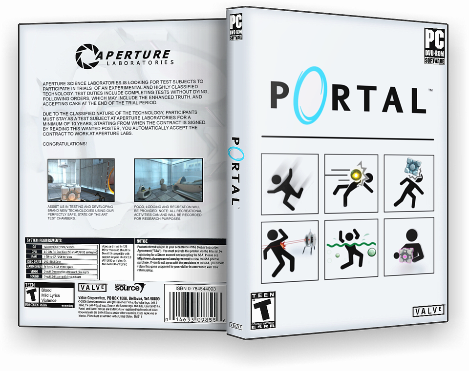 Portal PC Cover