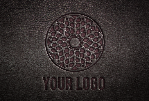 Leather Logo Mock-Up