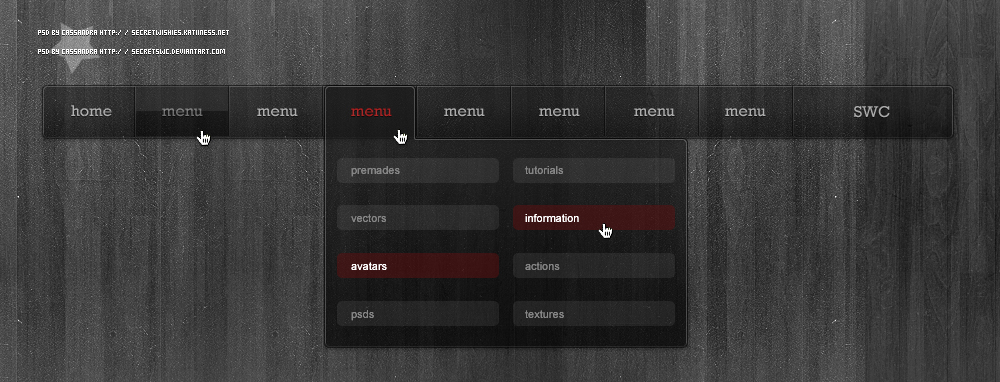 Black Glass Menu bar