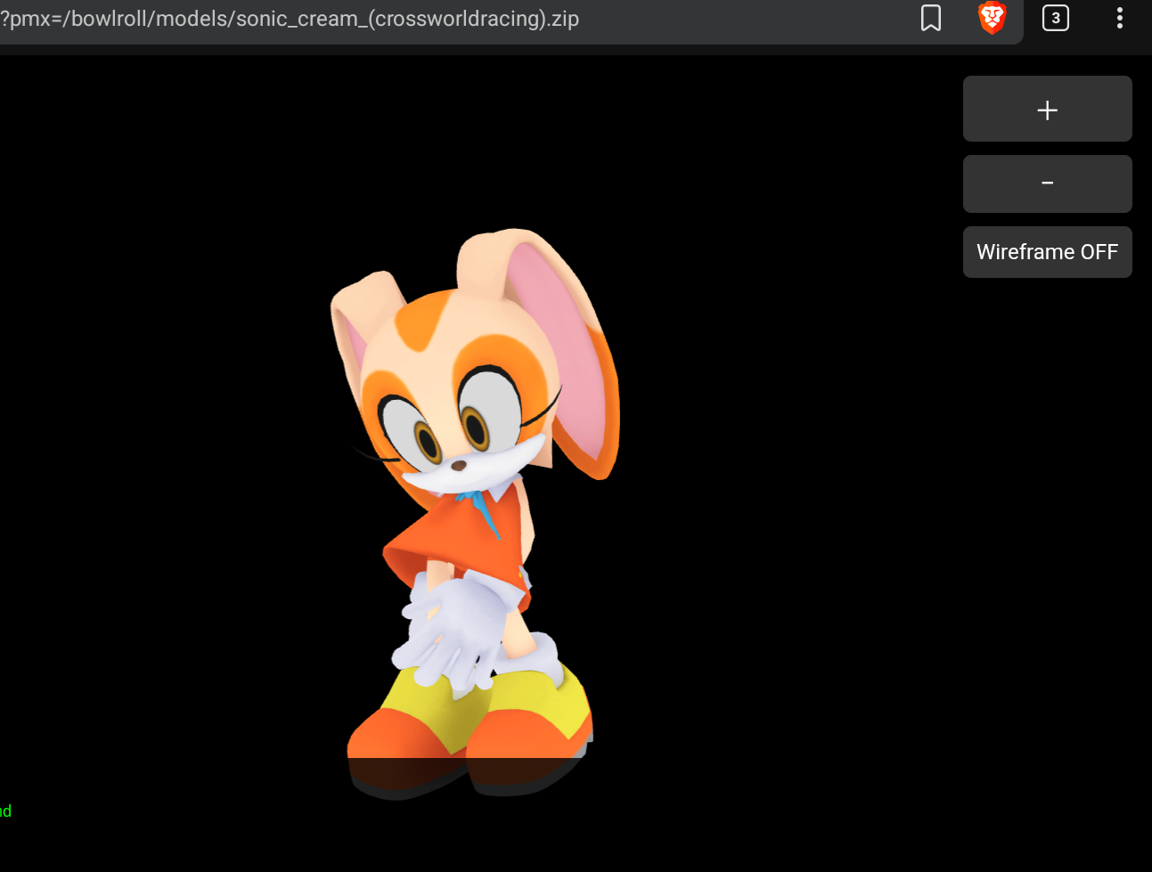 (MMD) (Very WIP) Cream (crossworldracing)