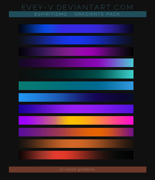 #18 Gradients Pack - Espiritismo by Evey-V on DeviantArt