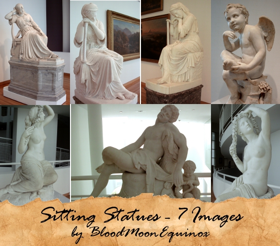 Sitting Statues - 7 Images