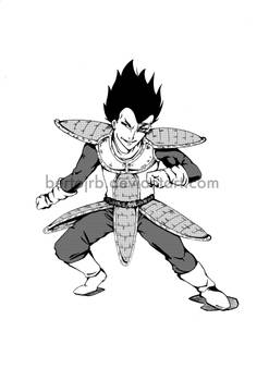 Vegeta Fan art