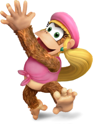 Super Smash Bros. Recharged - Dixie Kong by nbwatts on DeviantArt