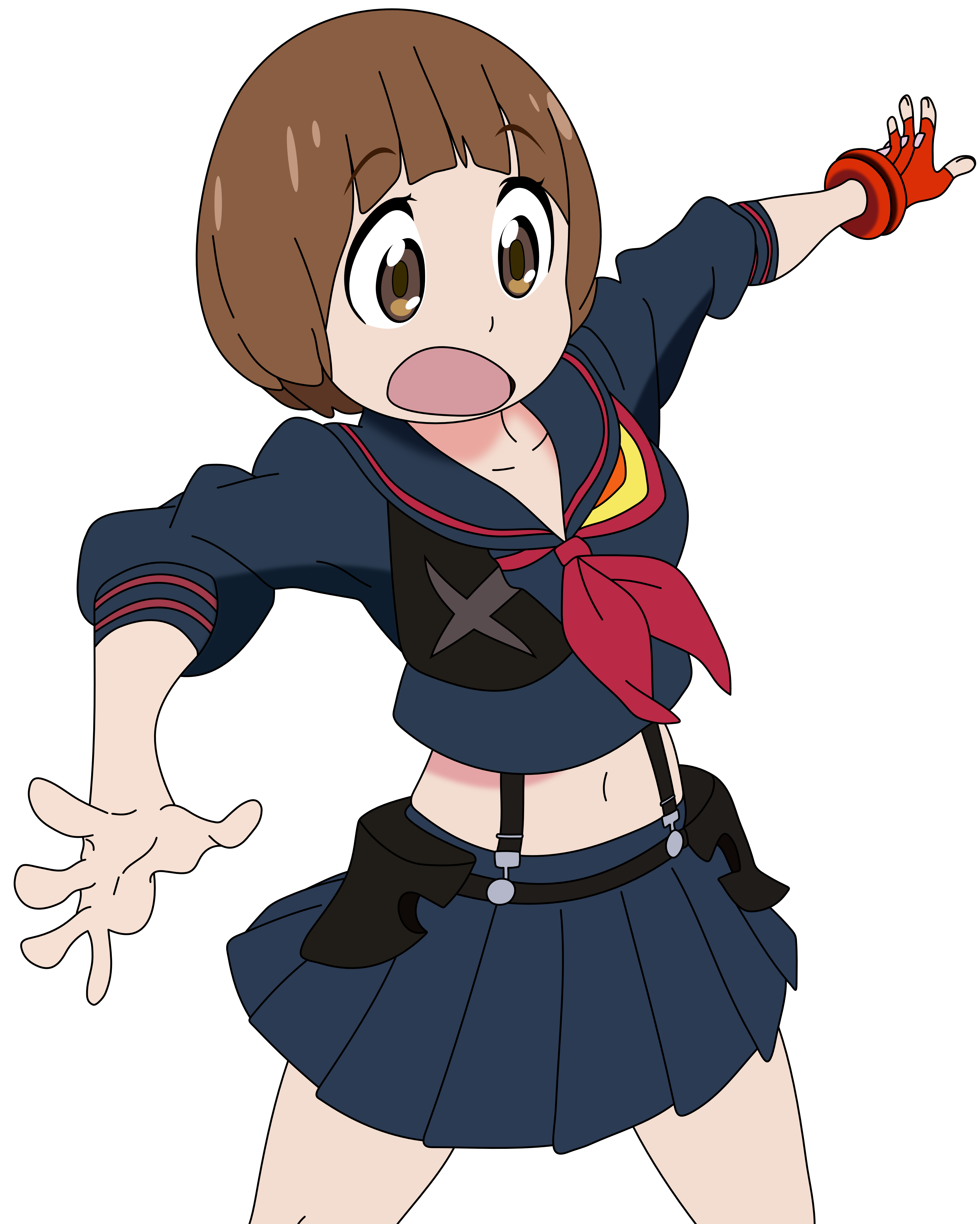 Mako wearing Senketsu