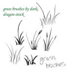 grass brushes by dark-dragon-stock