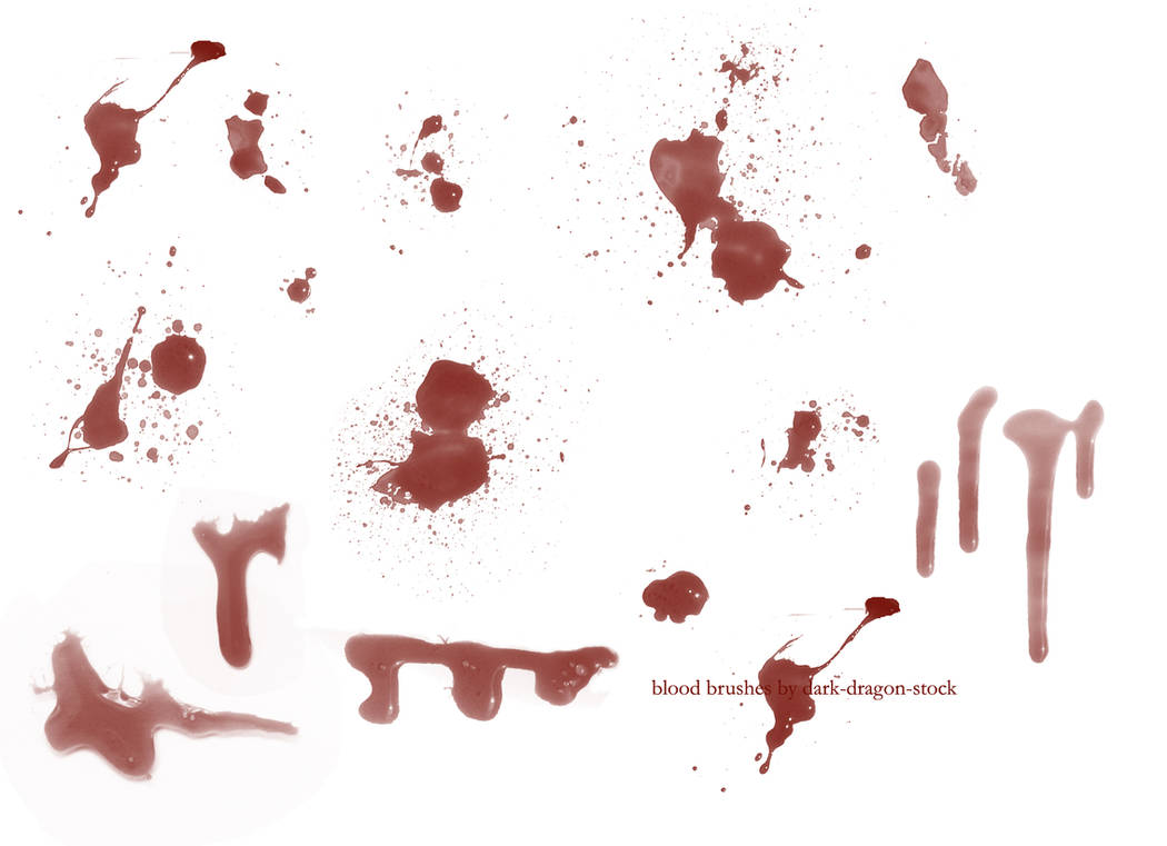 blood brushes by dark-dragon-stock
