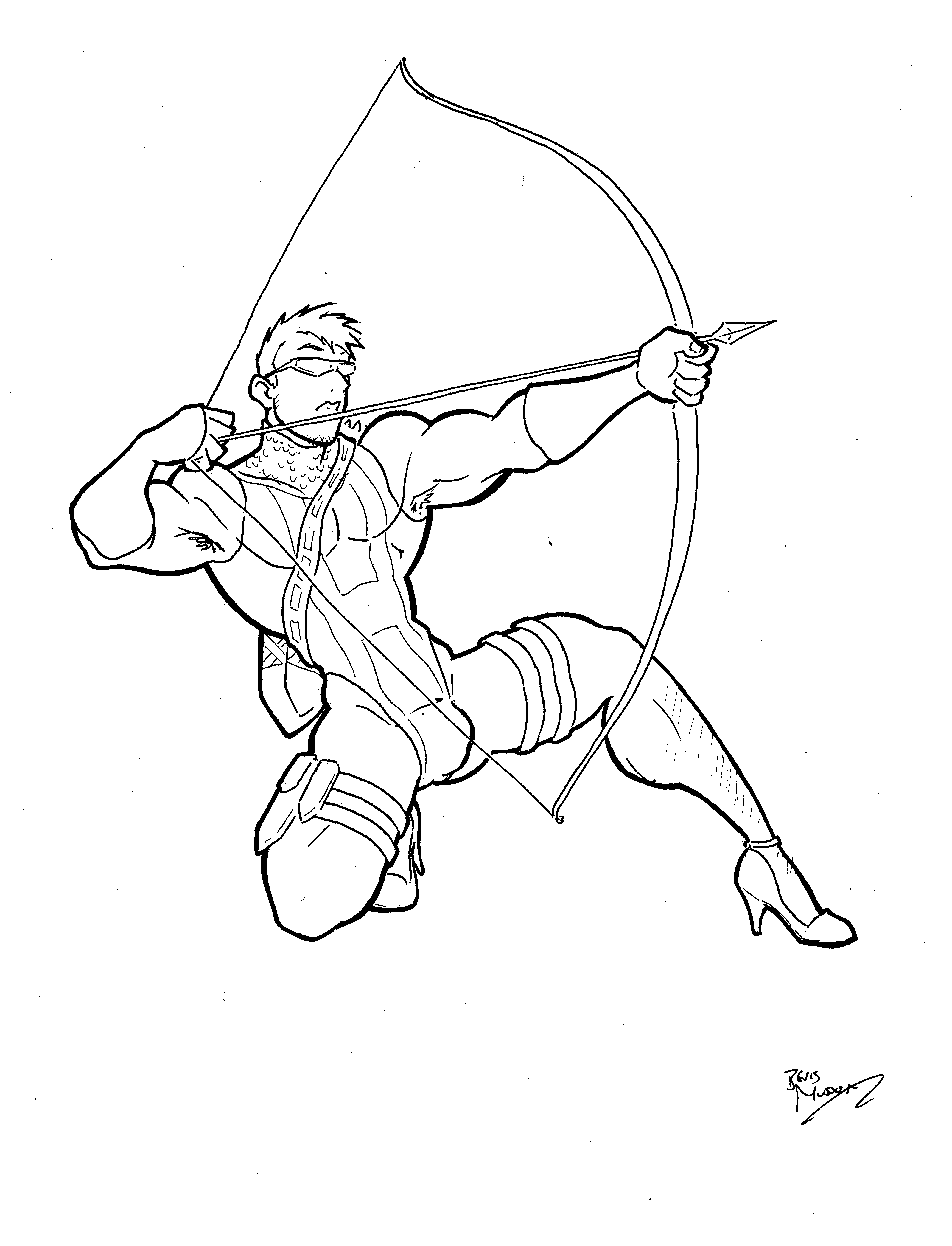 Marvel In Heels - Hawkeye