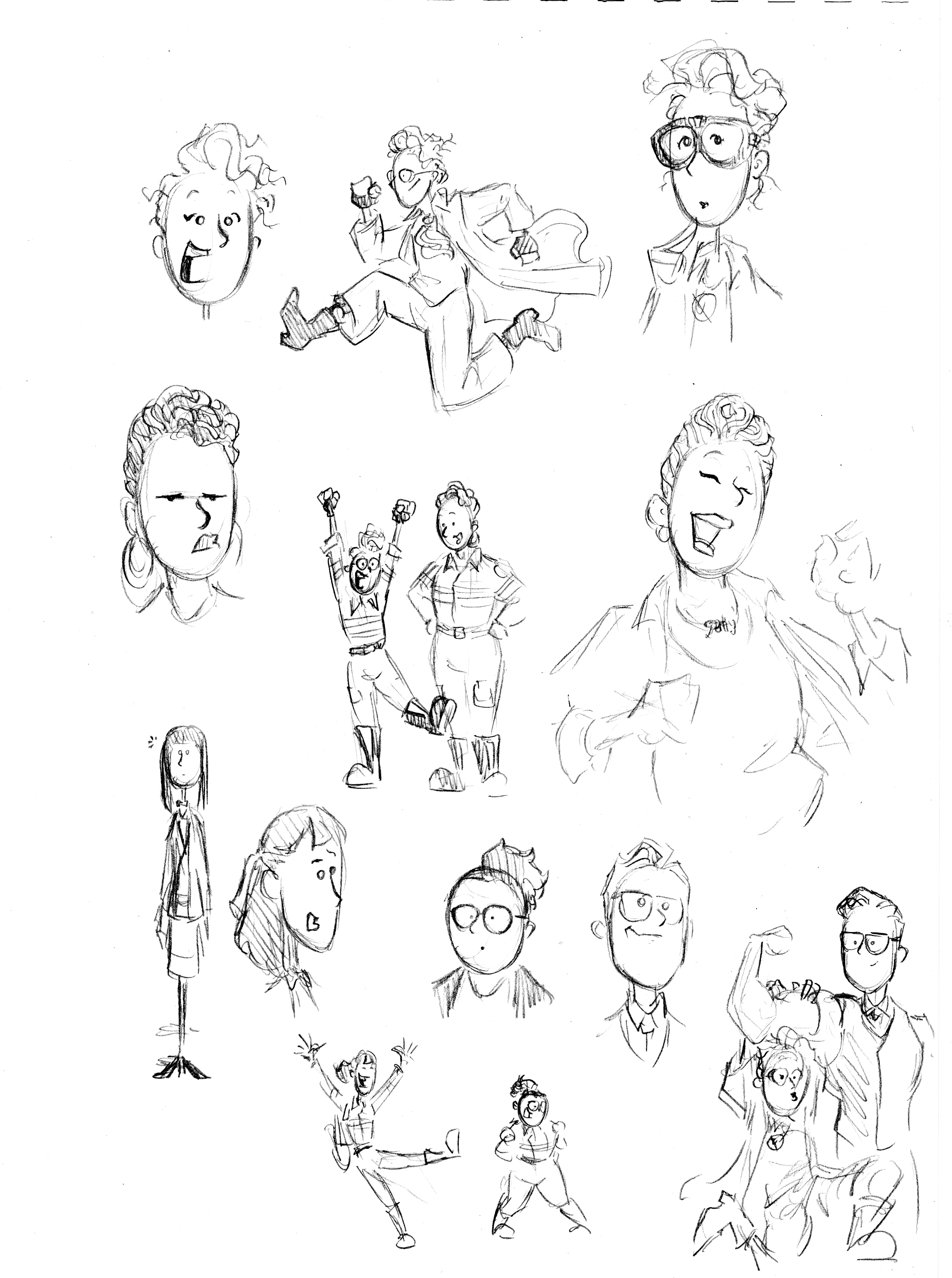 Ghostbusters Sketches