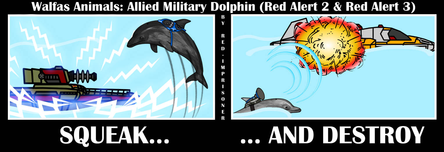 Walfas Animals: Allied Dolphin(Red Alert 2 by RED-IMPRISONER on