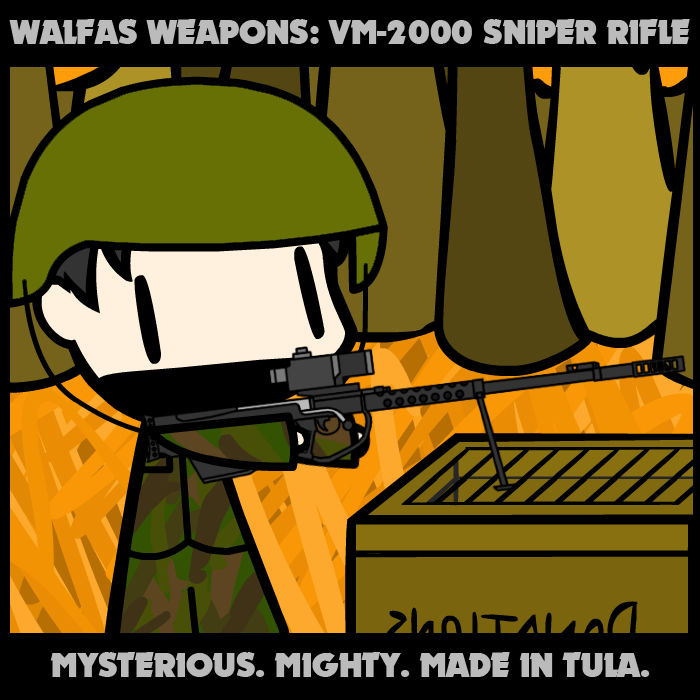 Walfas Weapons: VM-2000 Sniper Rifle by RED-IMPRISONER on DeviantArt