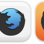 Firefox. Icons style Pacifica