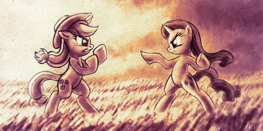 Commission: A Rare Apple Rumble by Kendell2 on DeviantArt