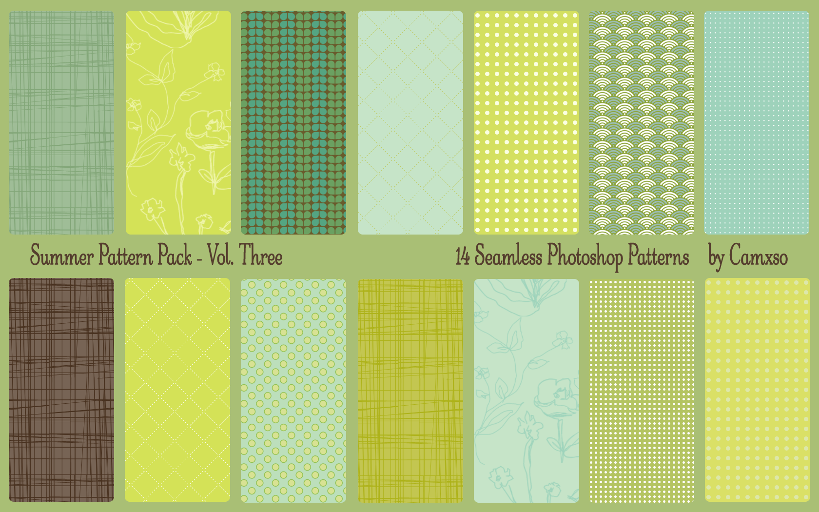 Summer Pattern Pack Vol. 3
