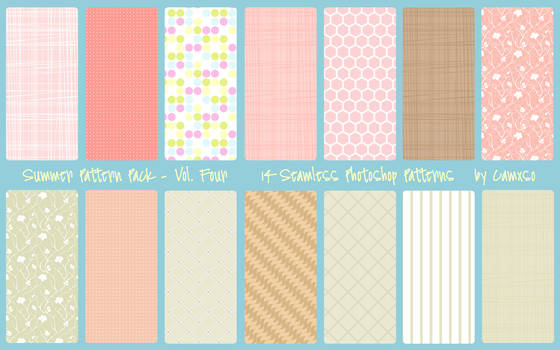 Summer Pattern Pack Vol. 4