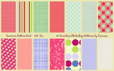 Summer Pattern Pack Vol. 6