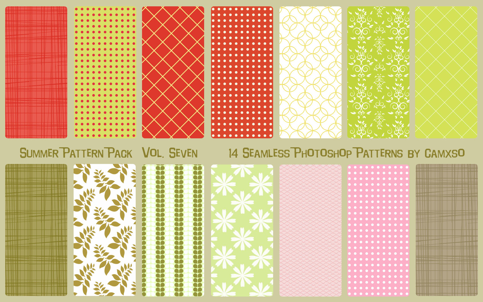 Summer Pattern Pack Vol. 7