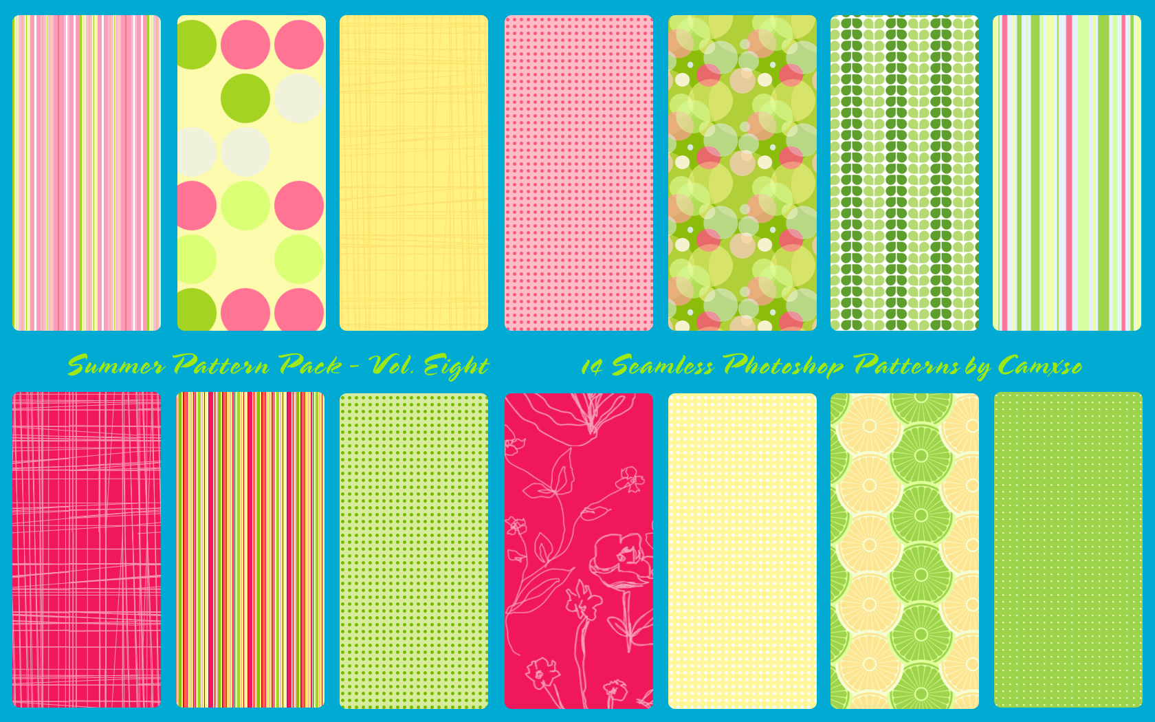 Summer Pattern Pack Vol. 8
