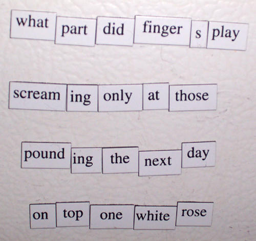 Magnetic Poetry by splat on DeviantArt