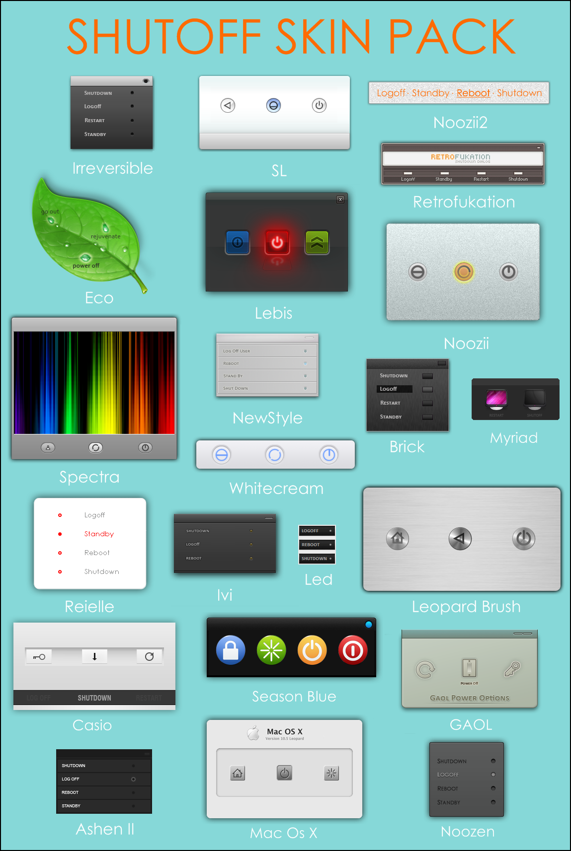 Shutoff Skin Pack by nookian