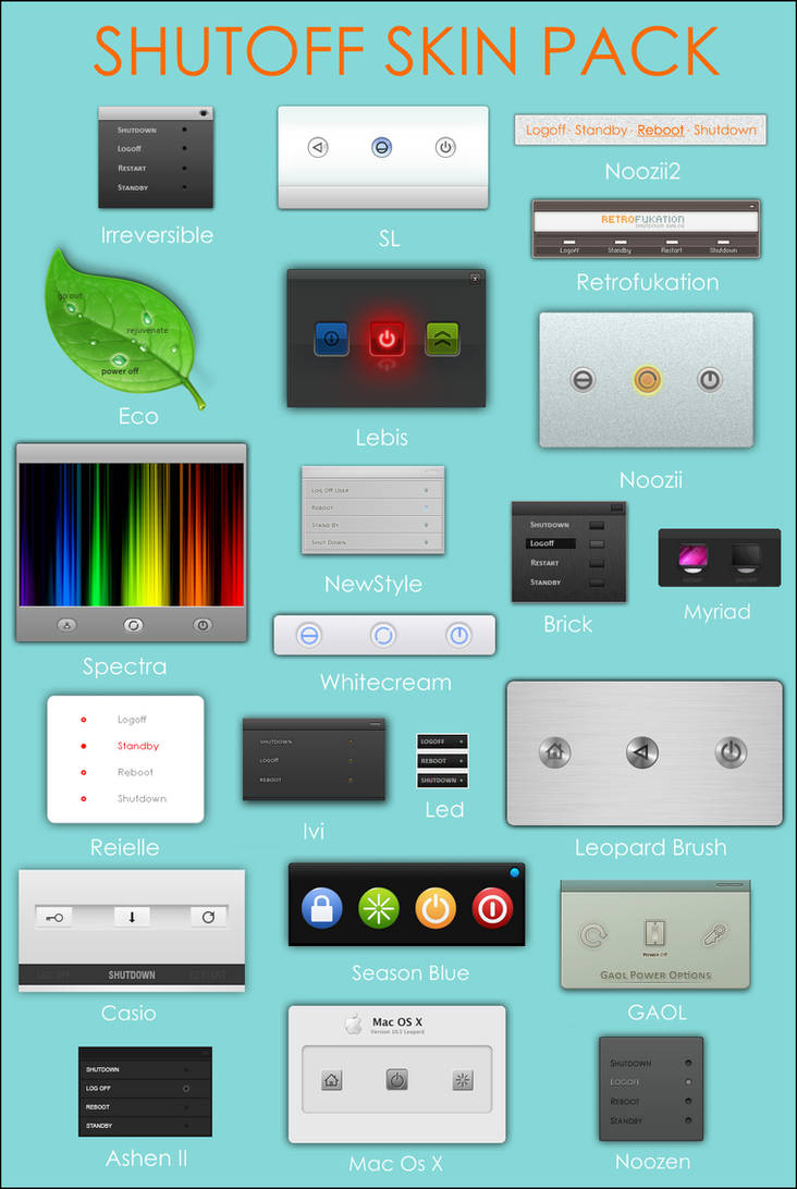Shutoff Skin Pack by nookian