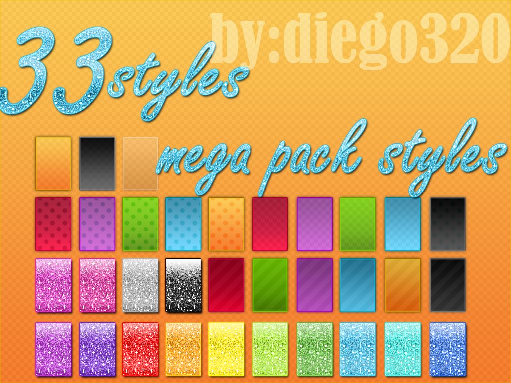 Pack 33 mega pack 33 styles by Diego320 on DeviantArt
