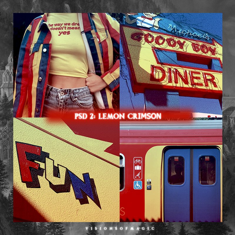 Psd 2 | Lemon Crimson by visionsofmagic on DeviantArt