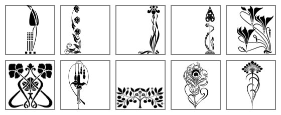 PSP Brushes - Art Nouveau 01