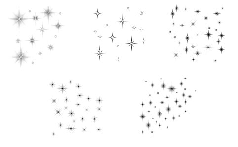 Sparkles Brushes set 01